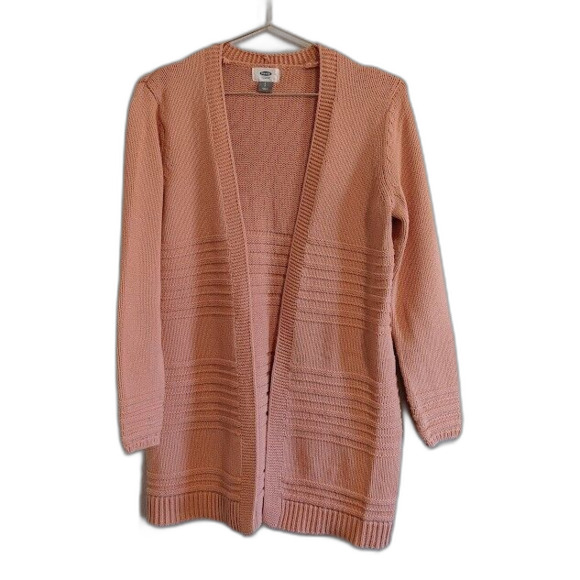 Old Navy Open Front Knit Cardigan Pink Womens Size Small Sweater - Picture 1 of 6
